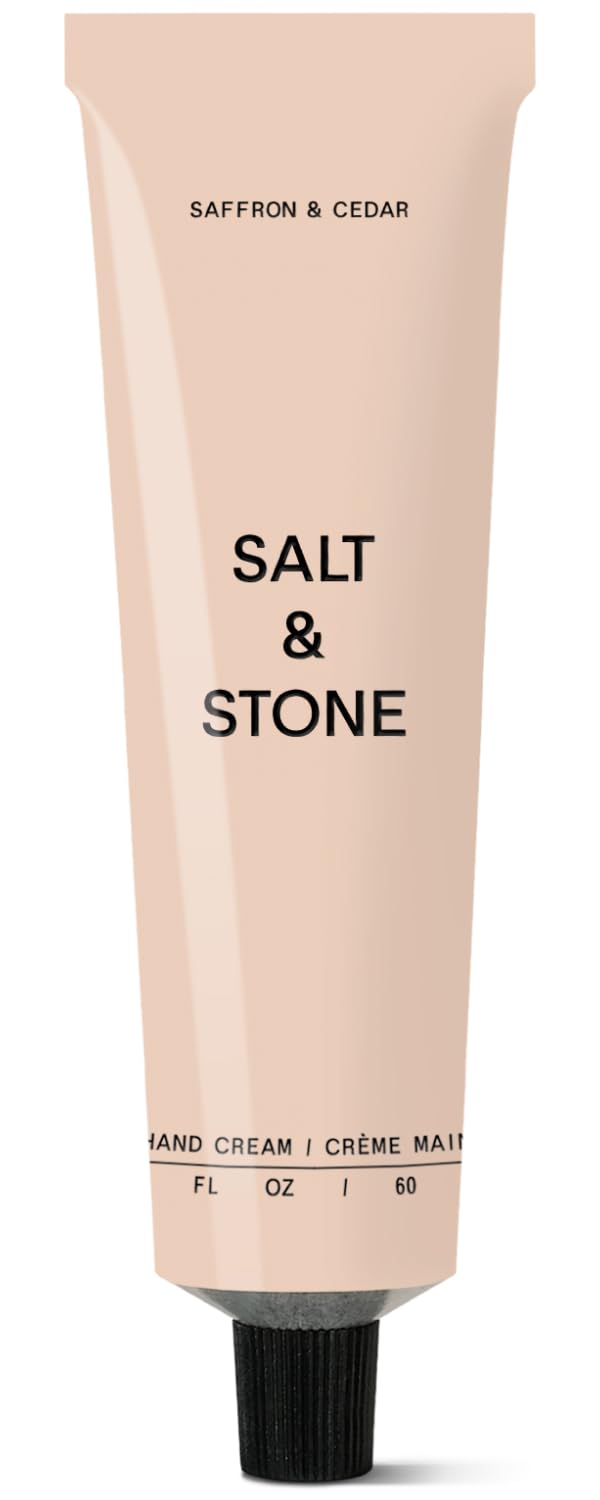 Salt & Stone hand cream bottle 2oz—daily hydration for dry hands.