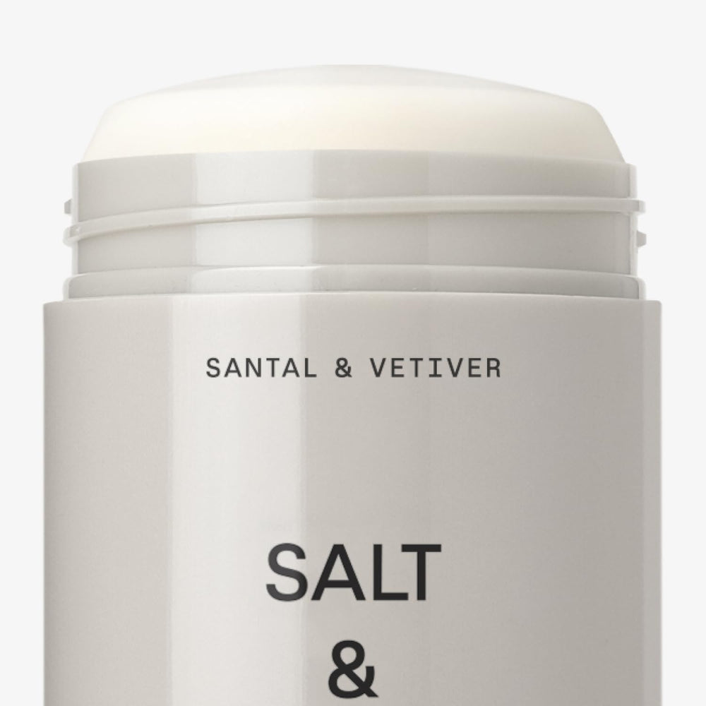 Vegan formula of Salt & Stone deodorant for all genders.