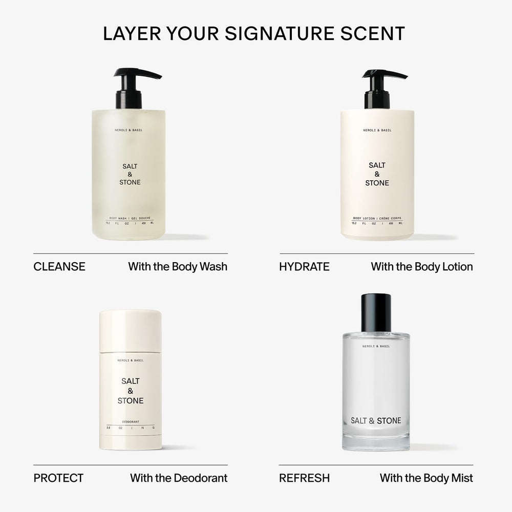 Salt & Stone 48-hour protection for active days.