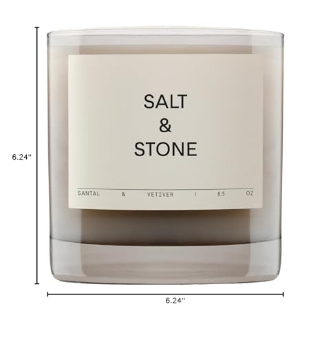 Salt & Stone 50-hour burn candle fuels longer, relaxing spaces.