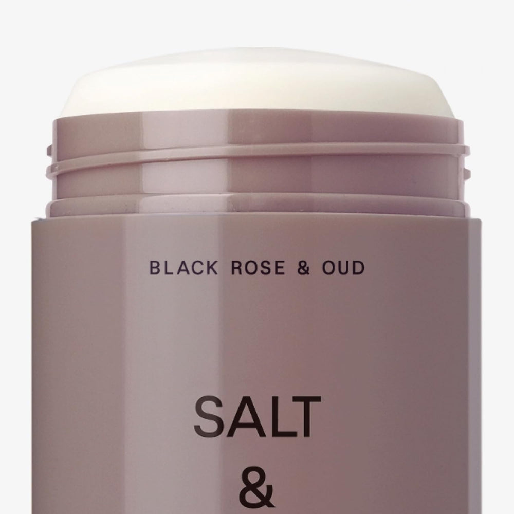 Salt & Stone Black Rose & Oud scent profile enhancing confidence.