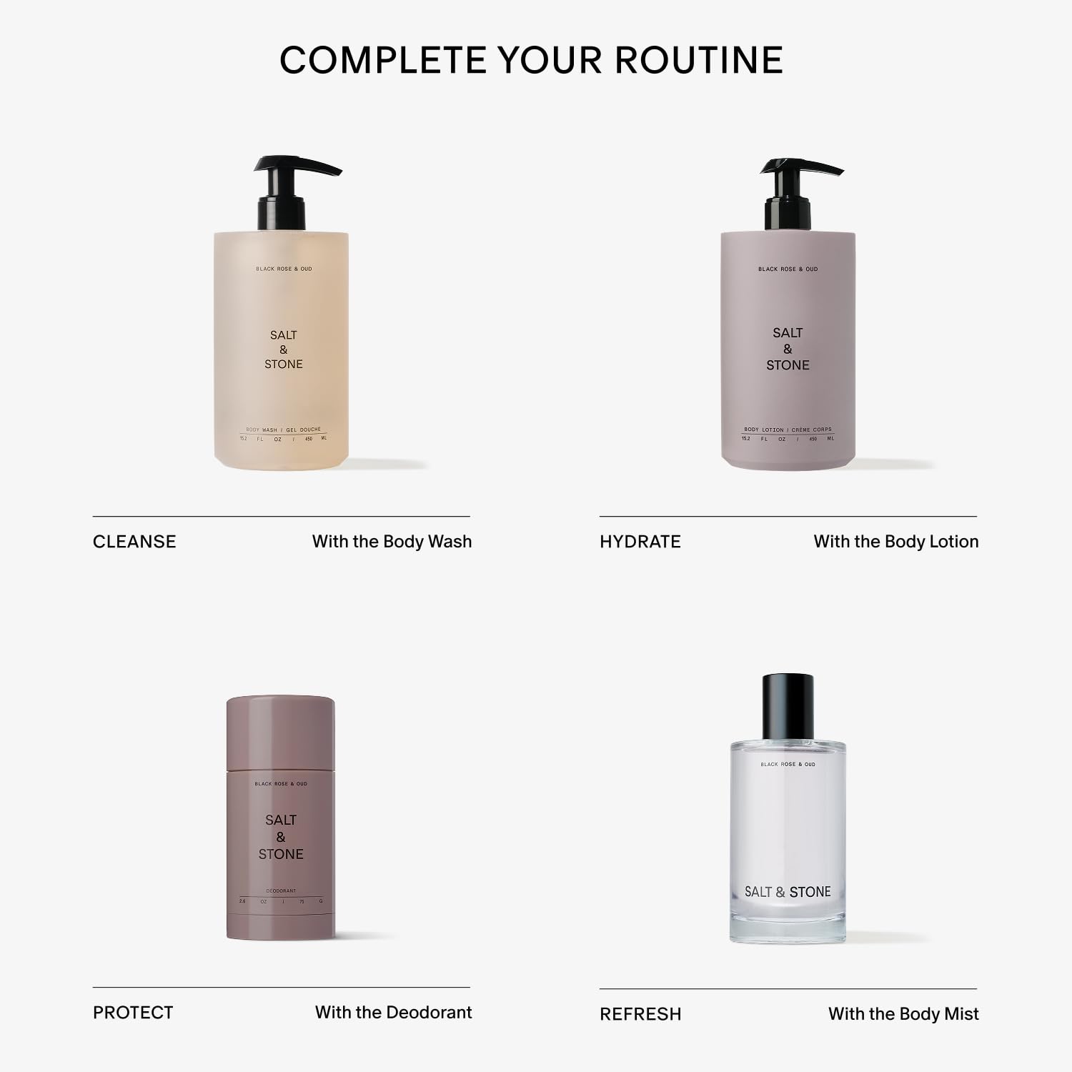 Salt & Stone Neroli Basil fragrance swatch conveys crisp, energizing scent