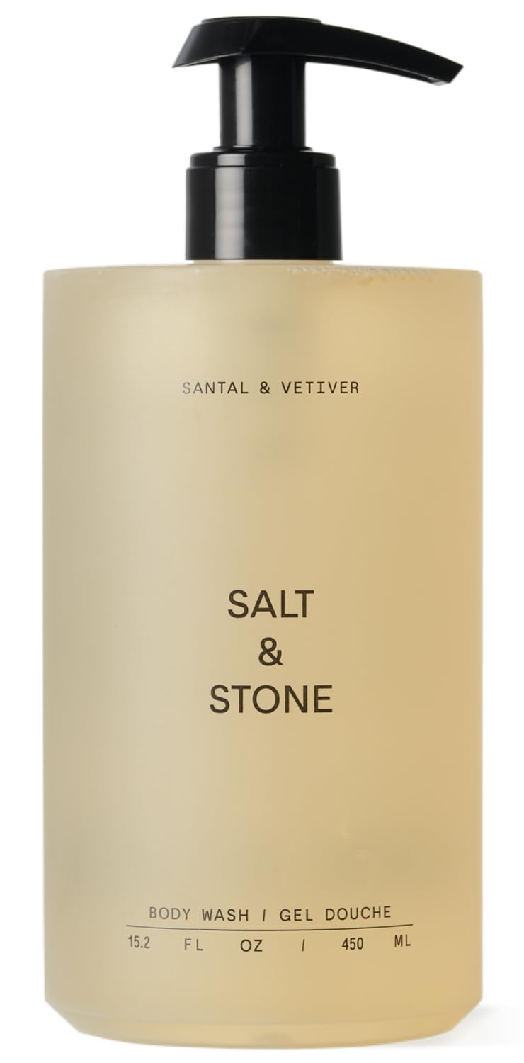 Salt & Stone Santal Vetiver bottle for an antioxidant-rich cleanse.
