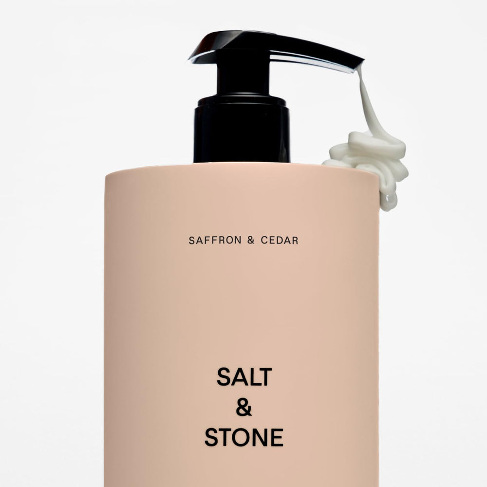 Salt & Stone unisex packaging designed for all genders.