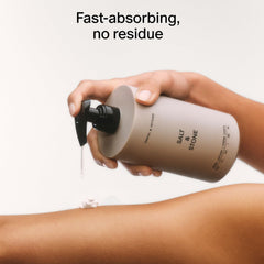 Salt & Stone vegan cruelty-free logo on packaging.