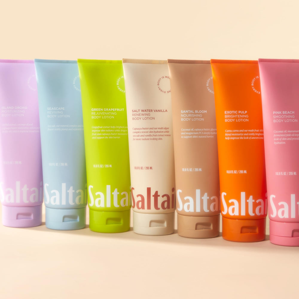 Saltair Santal Bloom fragrance notes of rose, jasmine, sandalwood linger.