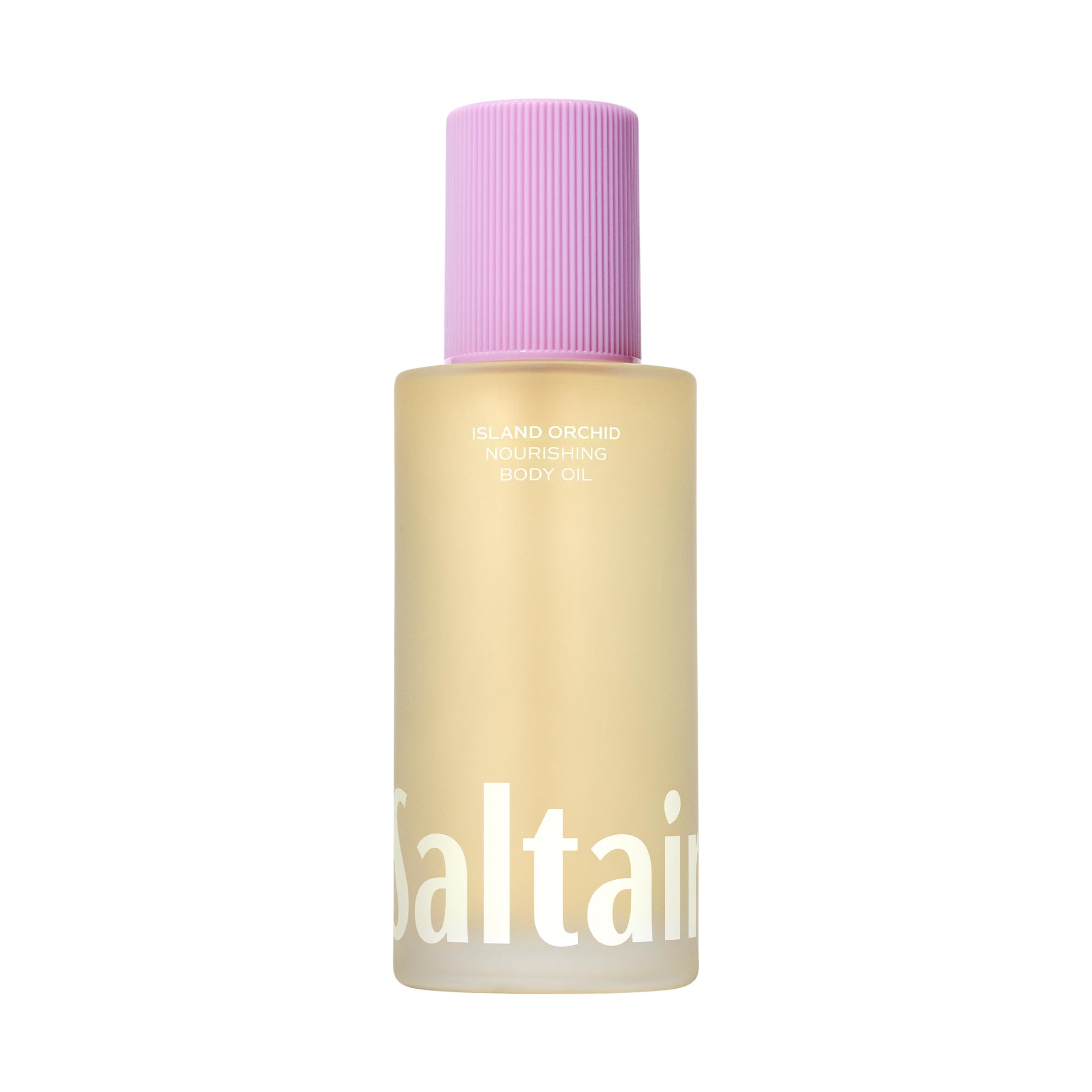 Saltair Body Oil silky-texture close-up shows a light, non-greasy finish.