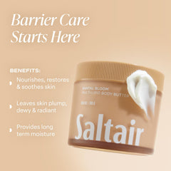 Saltair Multi-Lipid Body Butter texture closeup communicates deep moisturization.