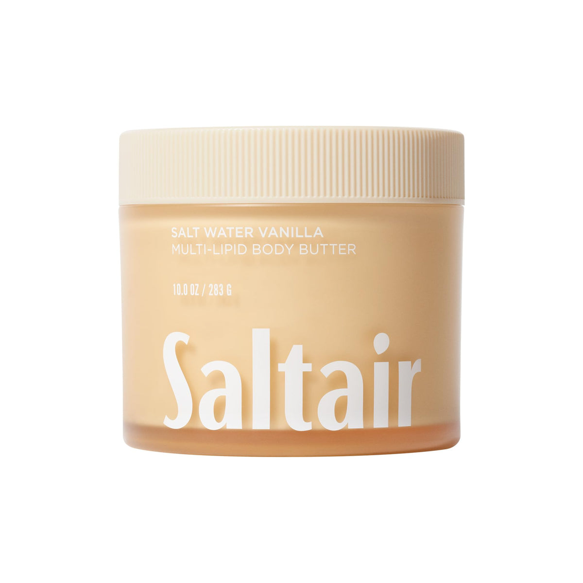 Saltair Multi-Lipid Butter jar close-up showing rich moisture for dry skin.