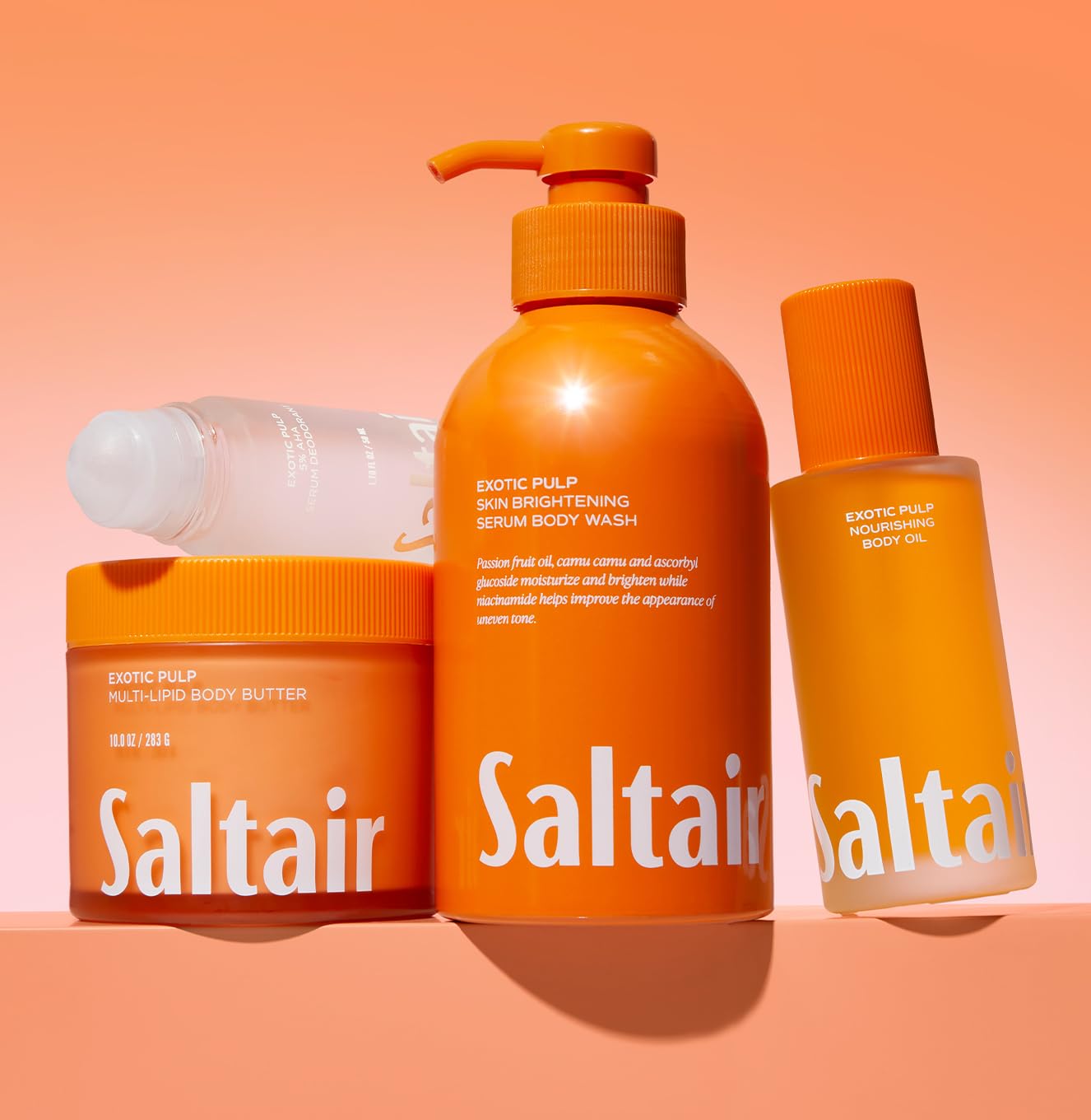 Saltair packaging with product label visible on countertop