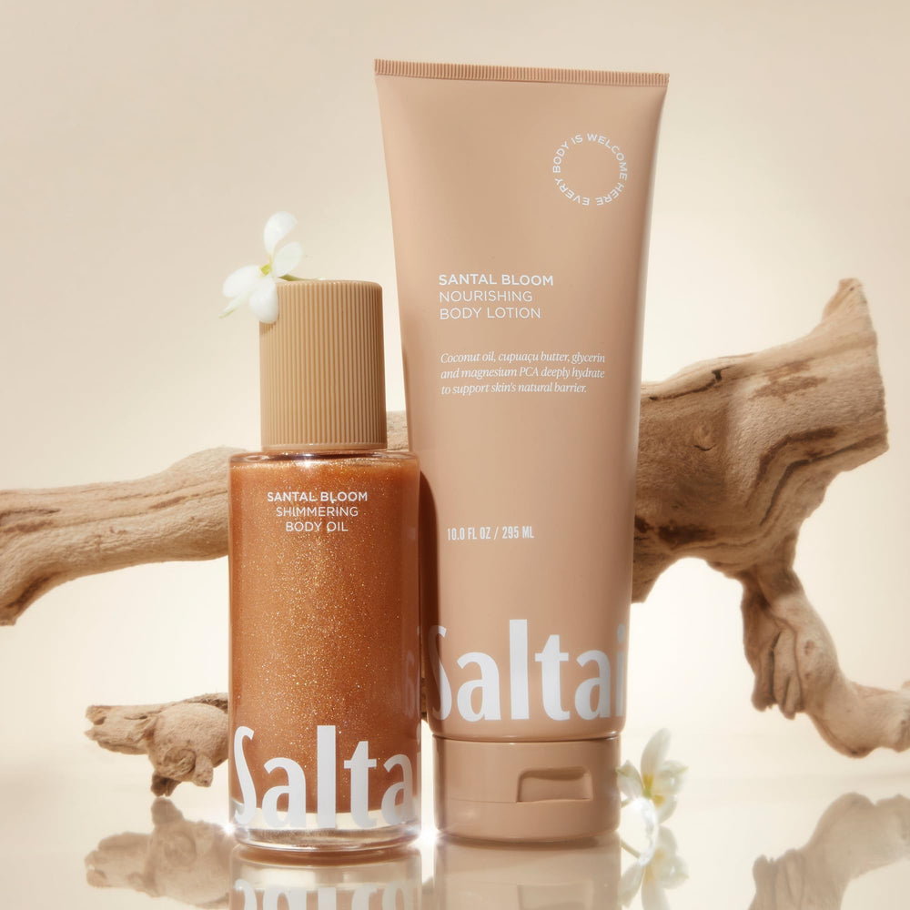 Saltair Santal Bloom fragrance notes hint warm sandalwood and amber.