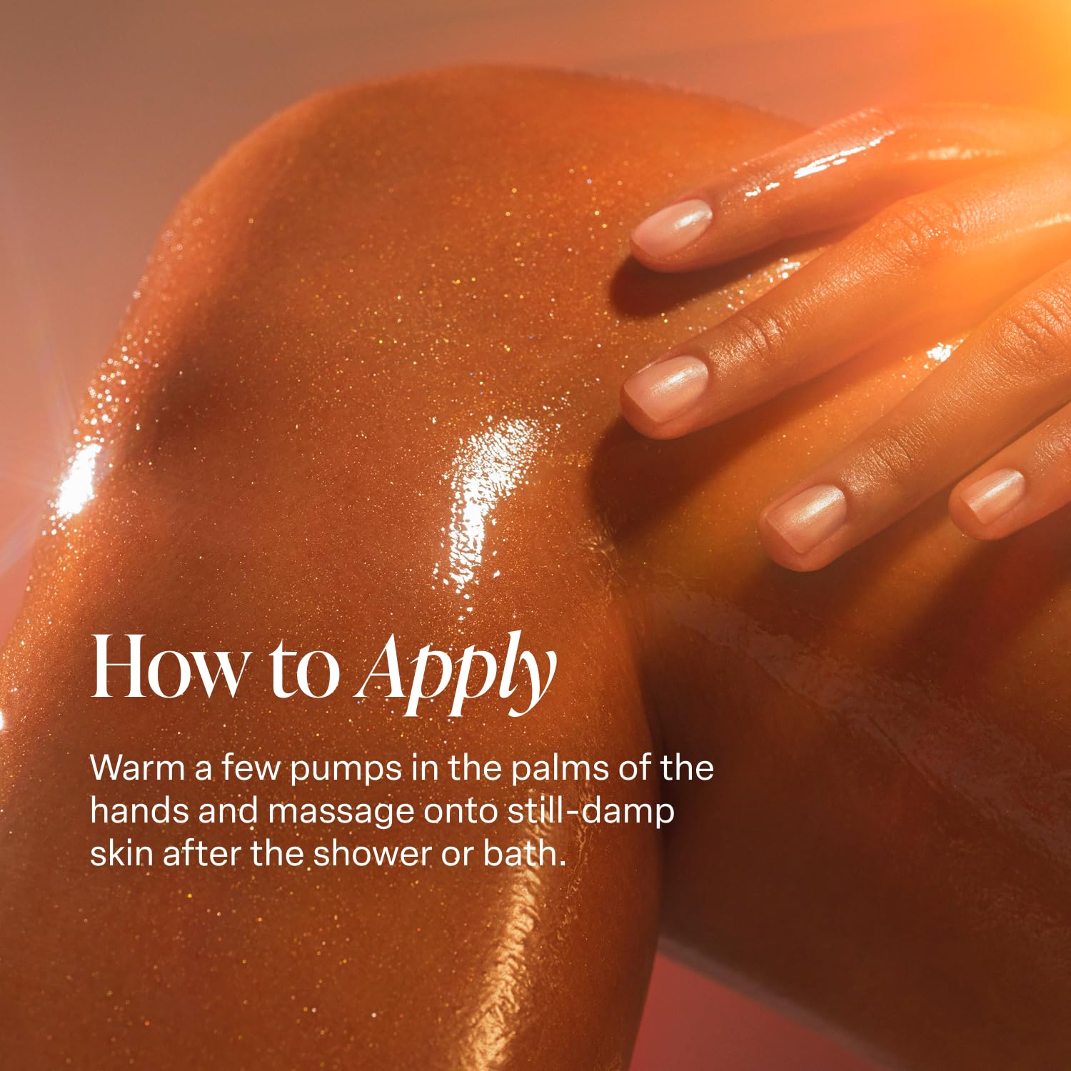 Saltair glow on skin highlights immediate luminosity from light-reflecting pearls.