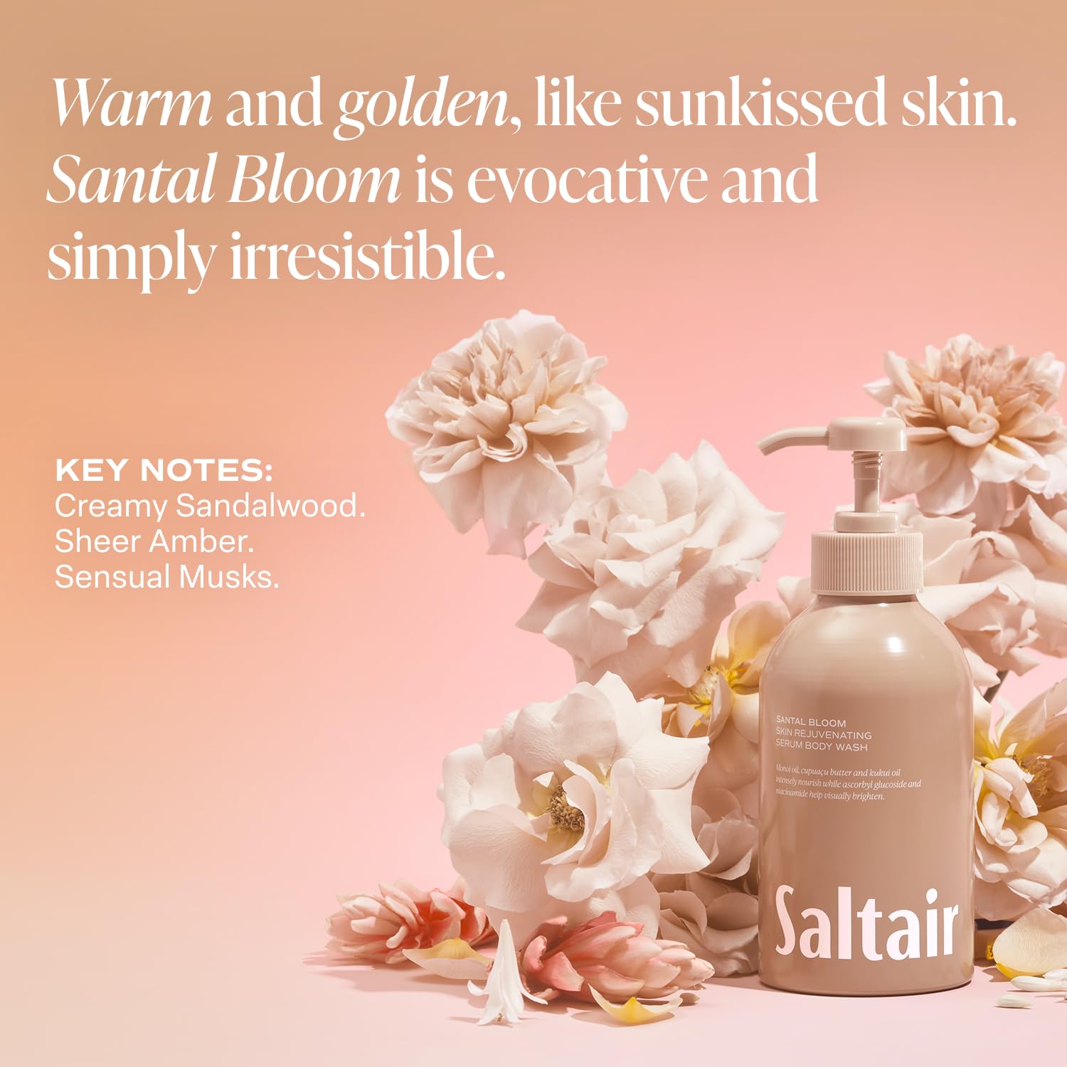 Saltair vegan cruelty-free symbol communicates ethical beauty choices.