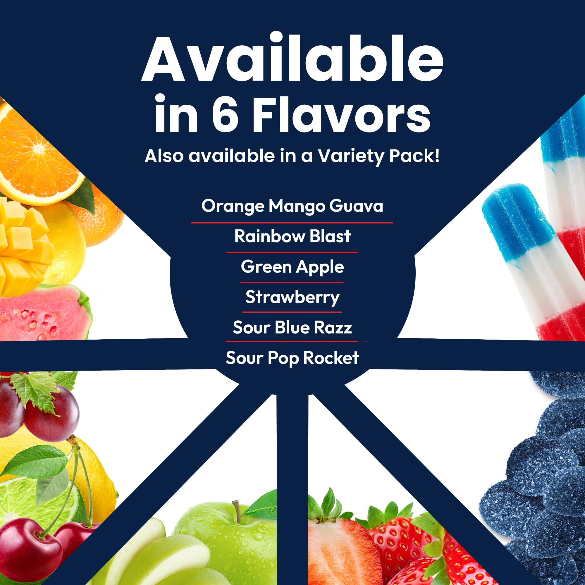 SaltStick Energy Gummies Sour Pop Rocket vitamin C content supports immune health