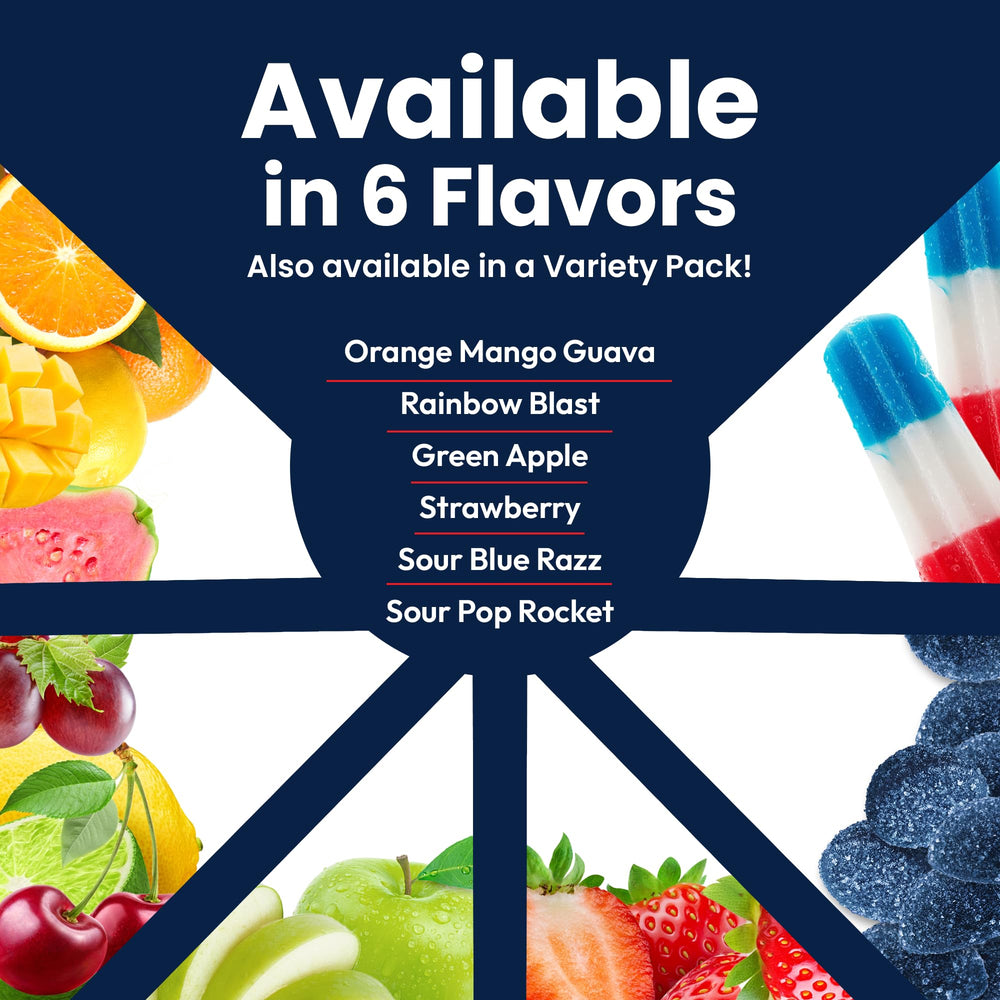 SaltStick Energy Gummies Sour Pop Rocket vitamin C content supports immune health