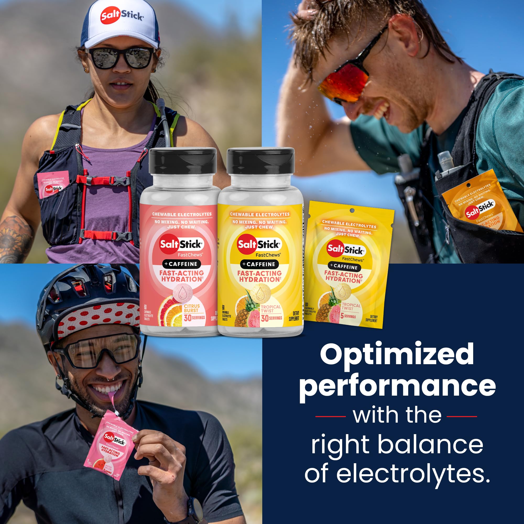 SaltStick FastChews athlete-kit with tropical twist flavor for training sessions