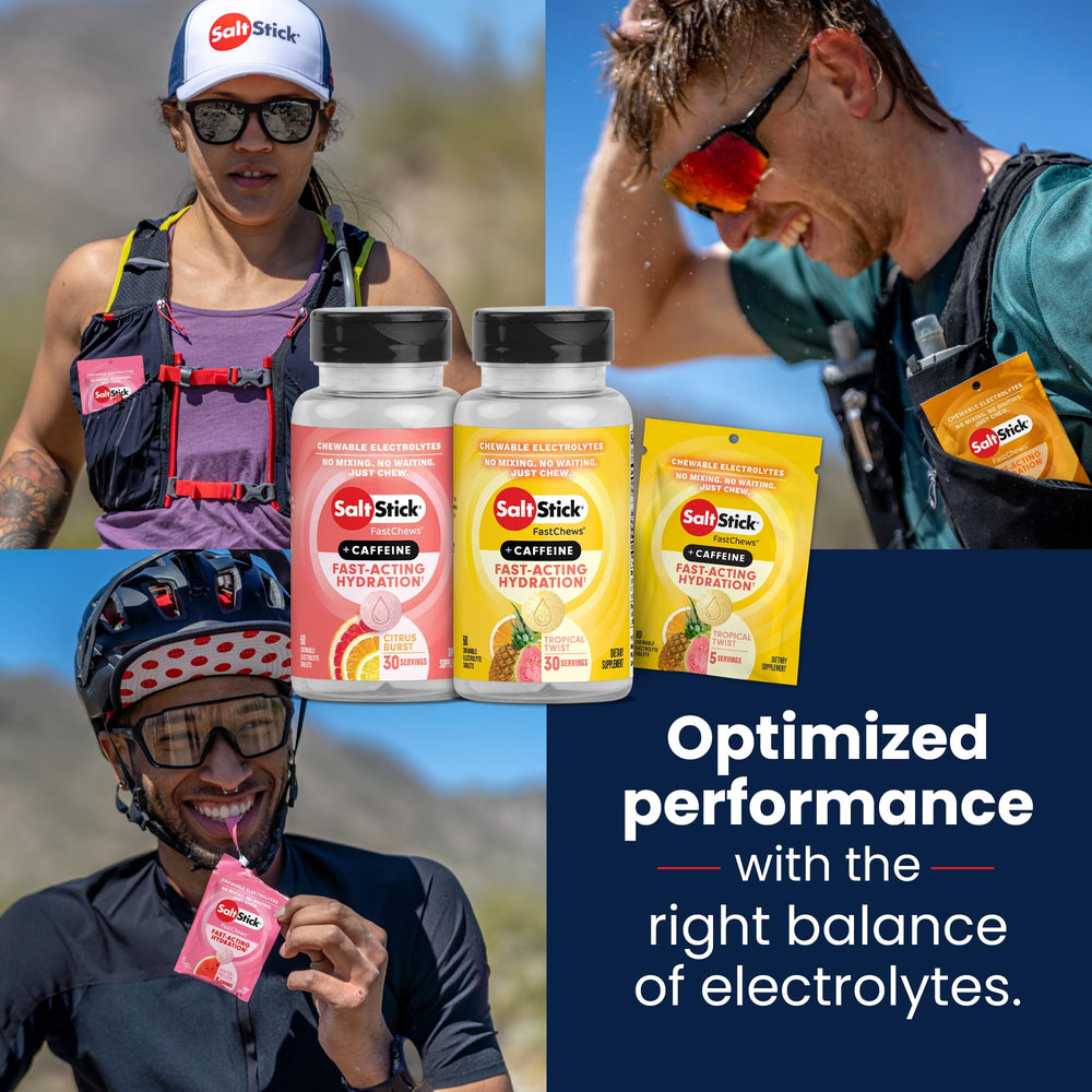 SaltStick FastChews athlete-kit with tropical twist flavor for training sessions