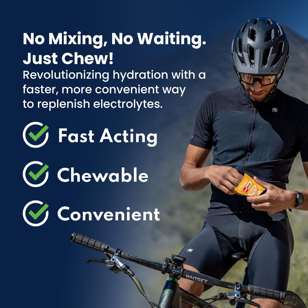 SaltStick FastChews tropical twist pack for convenient electrolyte on the go