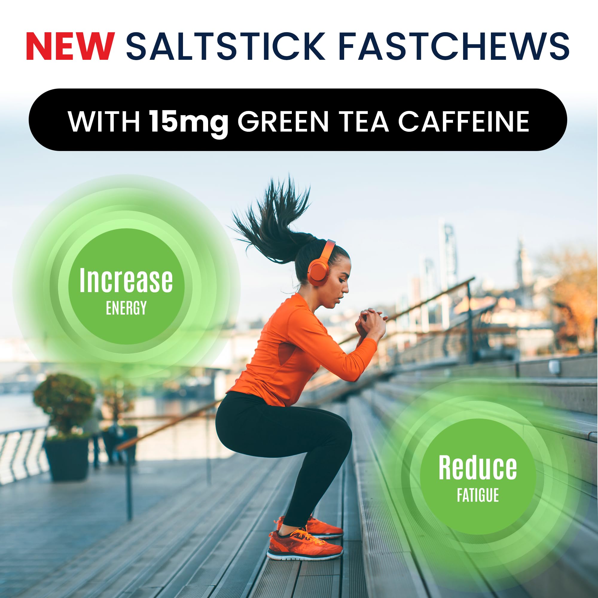 SaltStick FastChews tropical twist tablets for quick electrolyte intake during workouts
