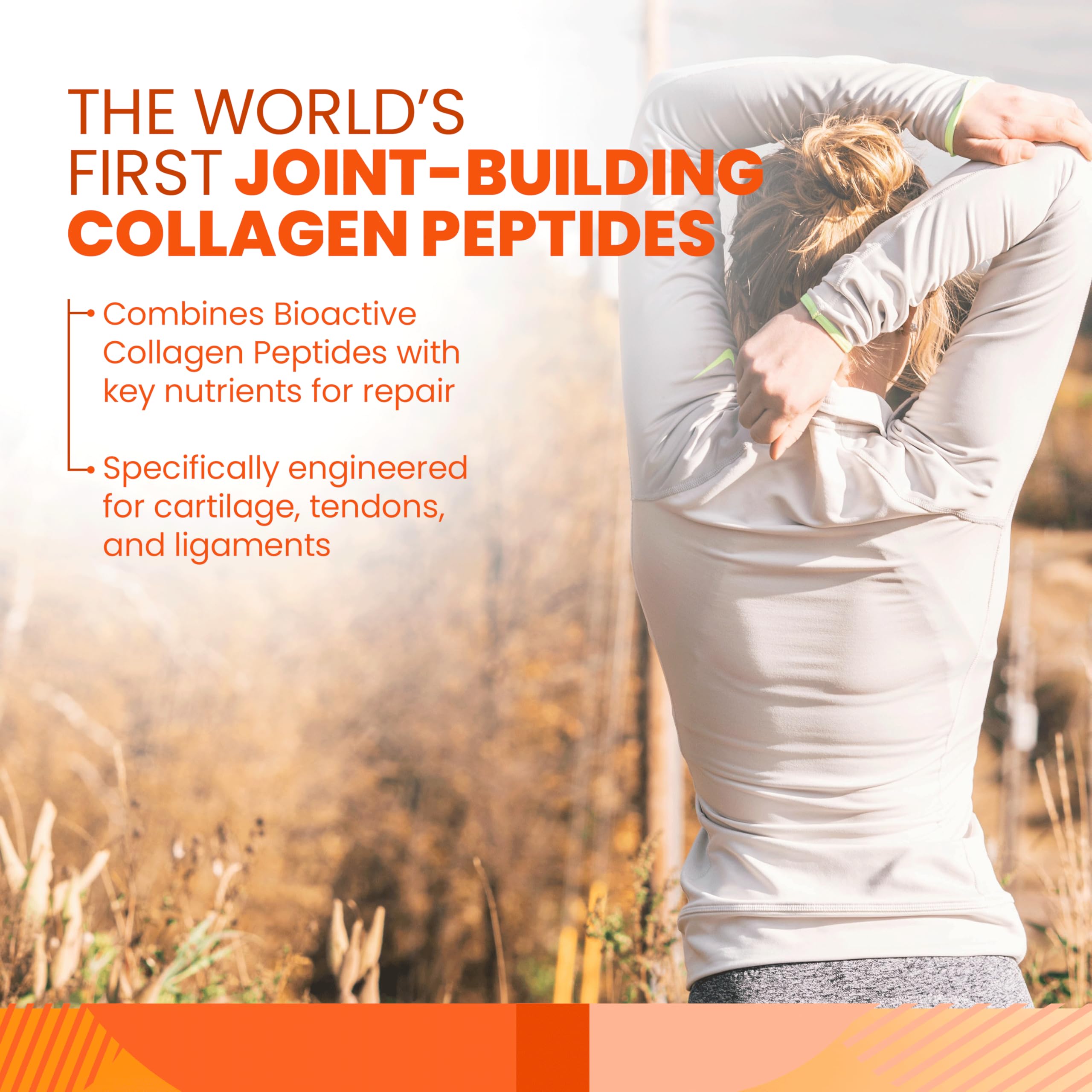 SaltWrap Collagen Synthesis powder jar highlights easy, unflavored mix into drinks.