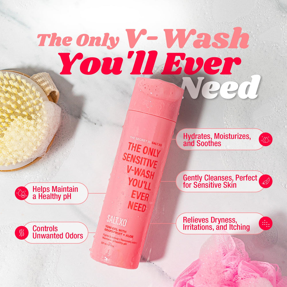 Salt.xo Grapefruit scent drops close-up shows refreshing citrus aroma.
