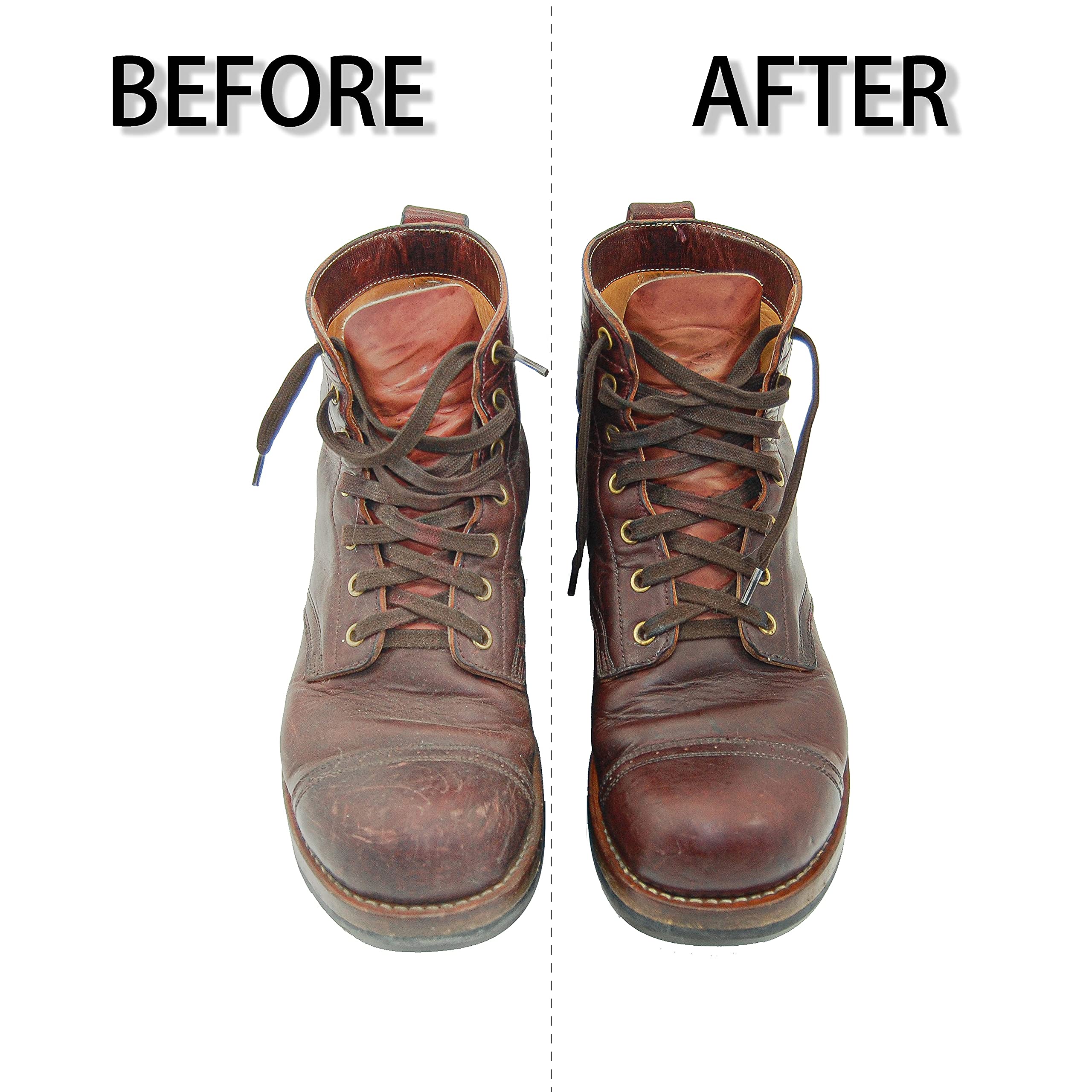 SALTY FISH leather-care on a jacket to restore texture and sheen.