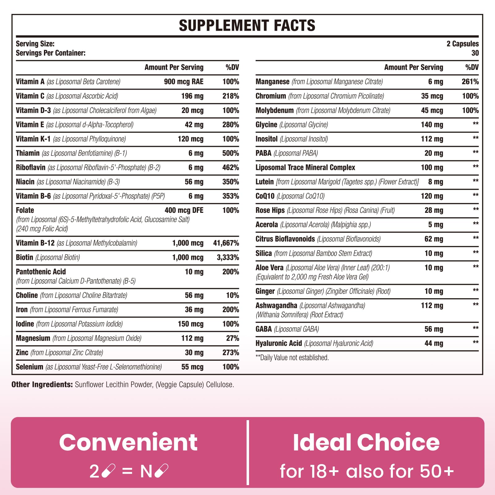 Pouring Sambugra capsules demonstrates simple daily intake for a busy schedule