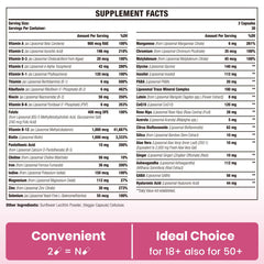 Pouring Sambugra capsules demonstrates simple daily intake for a busy schedule