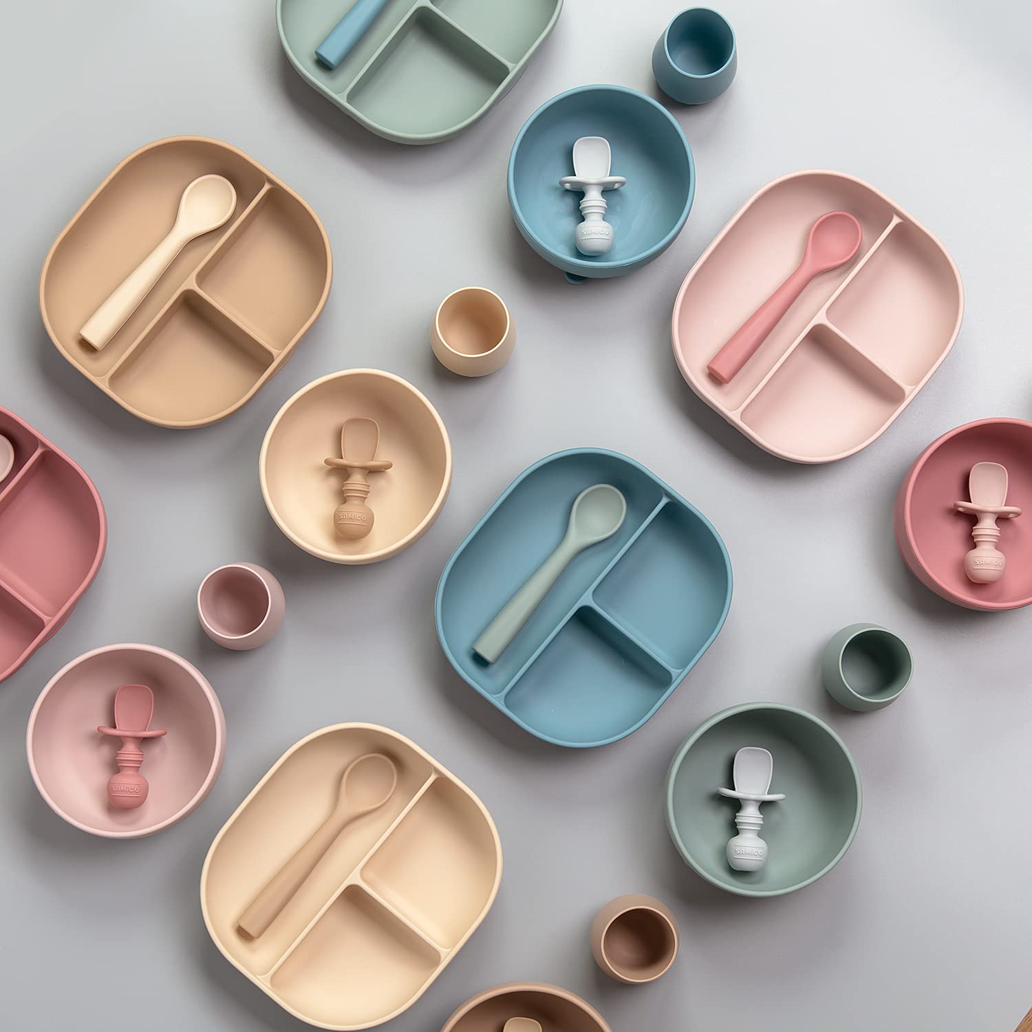 SAMiGO durable food-grade silicone spoons for daily use