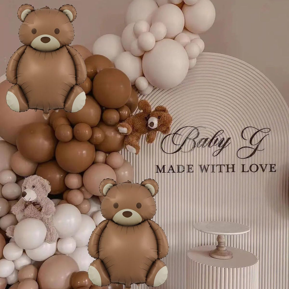 SAMOKA bear balloons suit baby showers and jungle parties