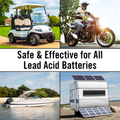 Samorillo Battery Renew used on golf cart batteries to help regain performance during daily rides.