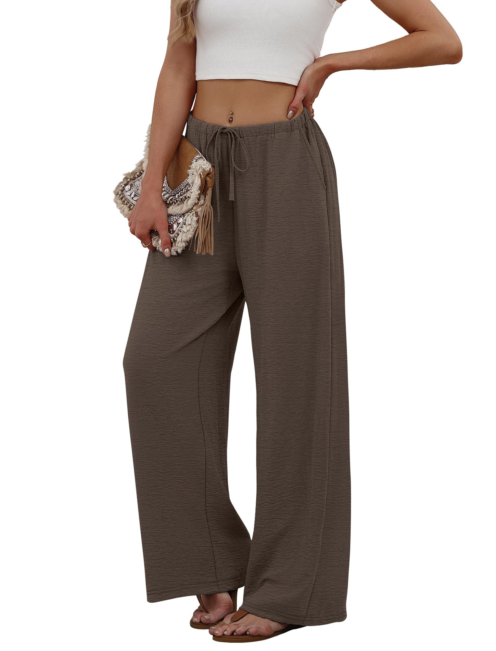 Sampeel palazzo pants perfect for vacation and beach days.