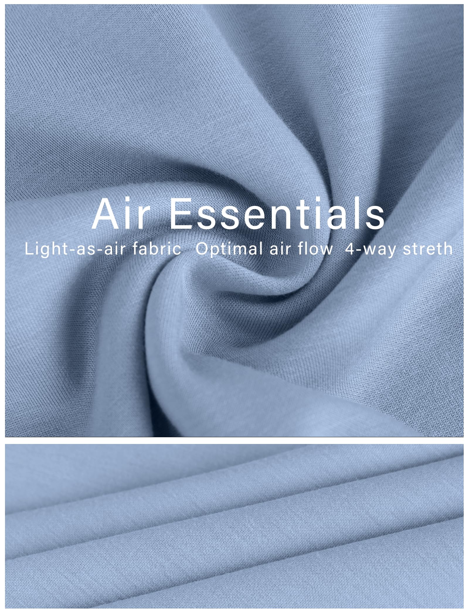 Sampeel 4 way stretch fabric provides flexible comfort for active days