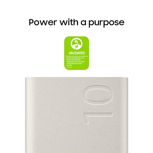Samsung 25W battery pack beige ideal for travel