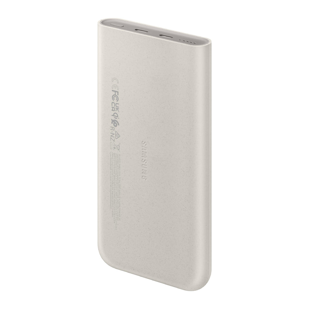 Beige Samsung dual ports powering two devices