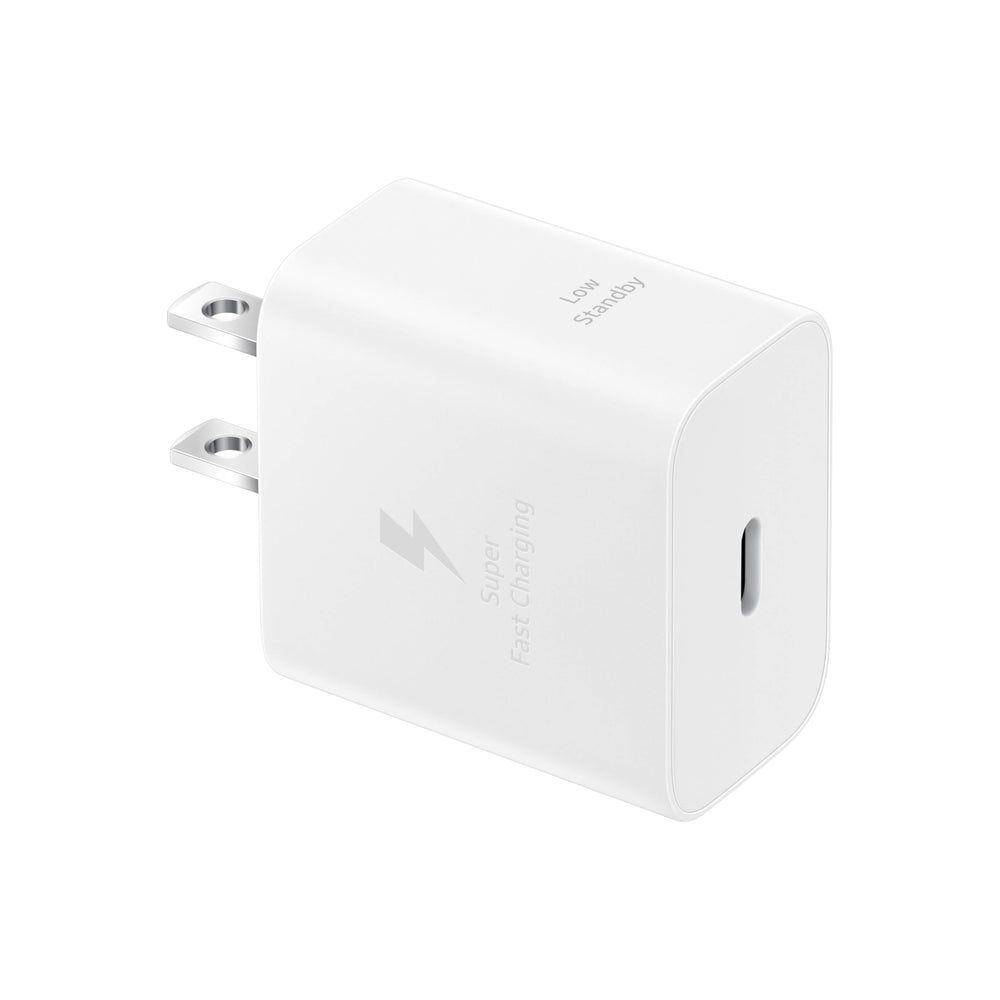 Samsung 25W wall charger packs big power in a small footprint.
