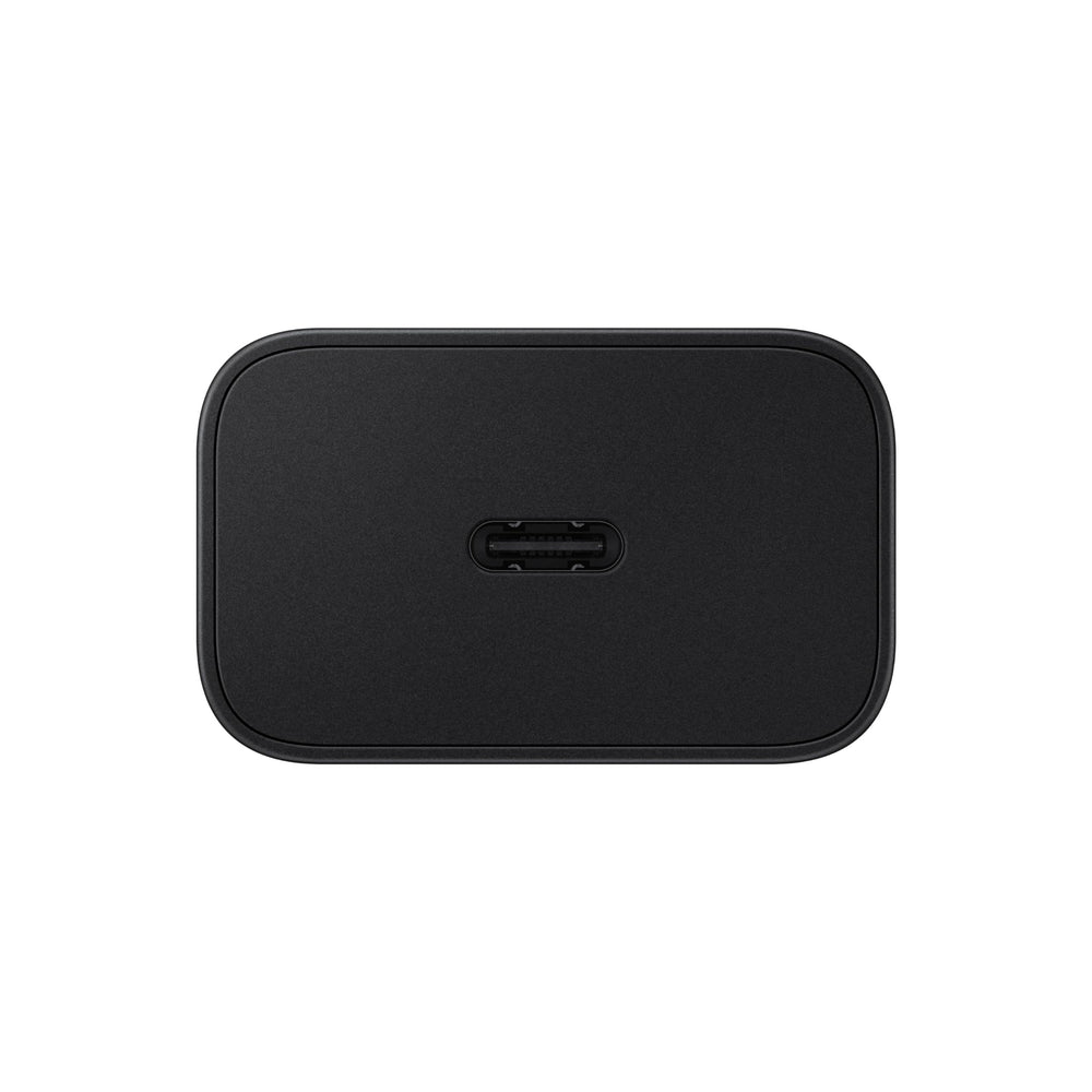 Samsung 25W wall charger uses recycled content to support eco-friendly charging.