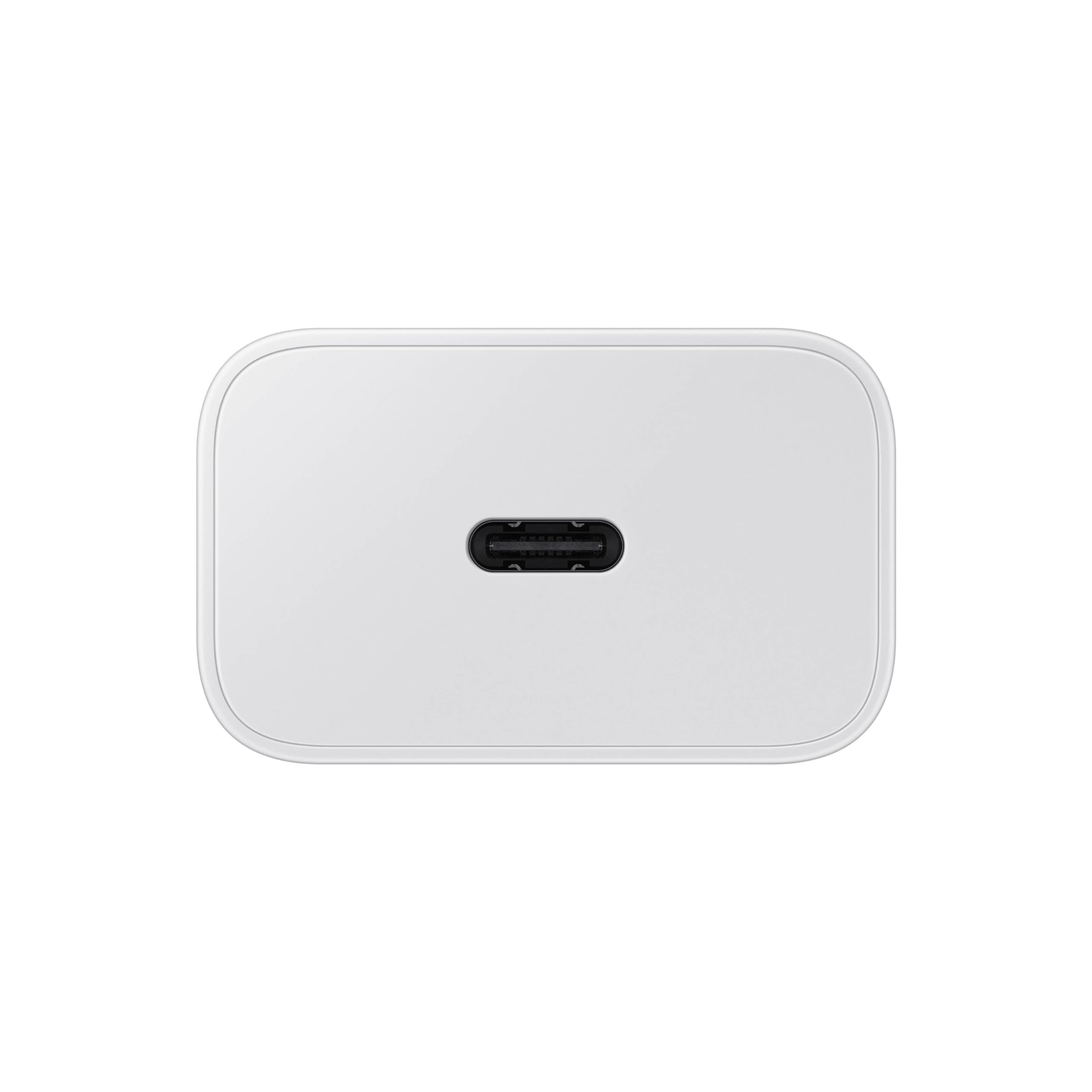 Samsung 25W charger recycled-content plastic signals eco-conscious design