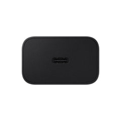 Samsung 25W wall charger uses recycled content to support eco-friendly charging.