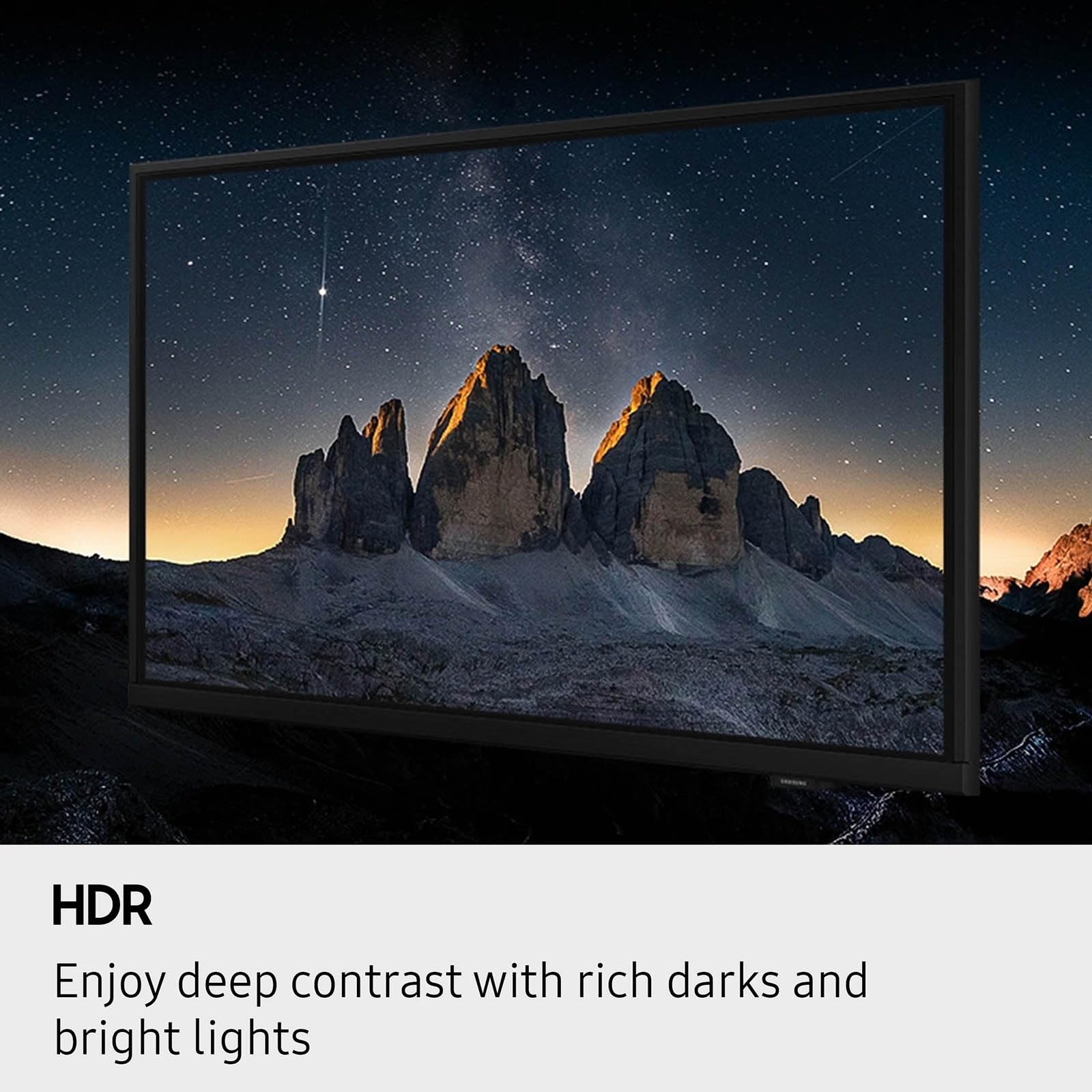 Samsung 40-inch Full HD TV HDR-contrast for vivid scenes and bright highlights