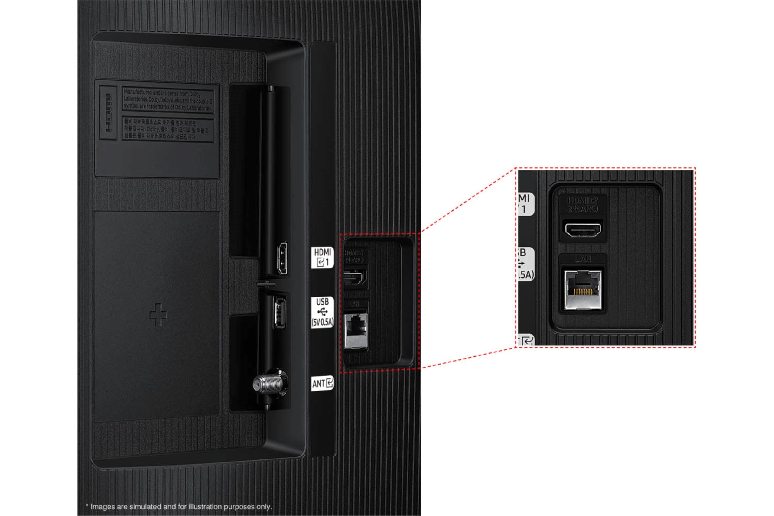 Samsung 40-inch Full HD TV Knox Security protects apps and data