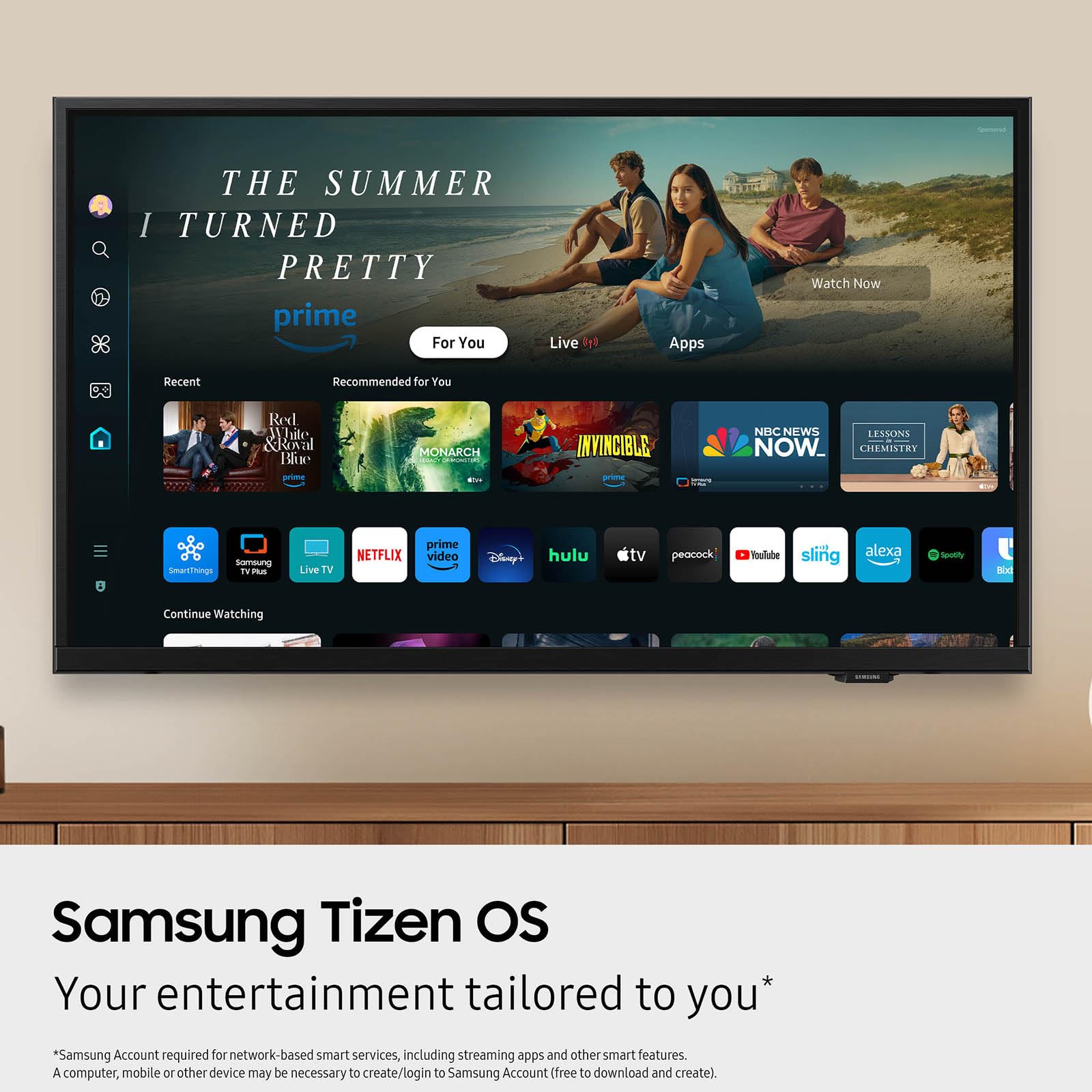 Samsung 40-inch Full HD TV mobile to TV mirroring for wireless sharing