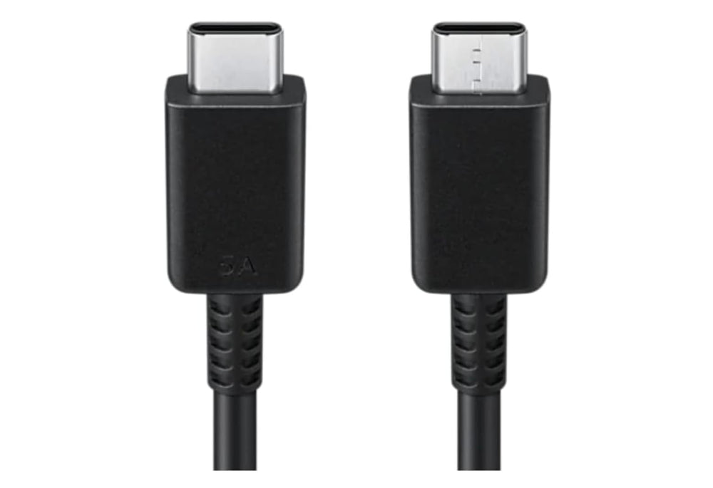 Samsung 45W USB-C wall charger powering a smartphone quickly