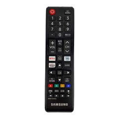 Samsung BN59-01315J remote front view with Netflix hotkey for quick streaming.