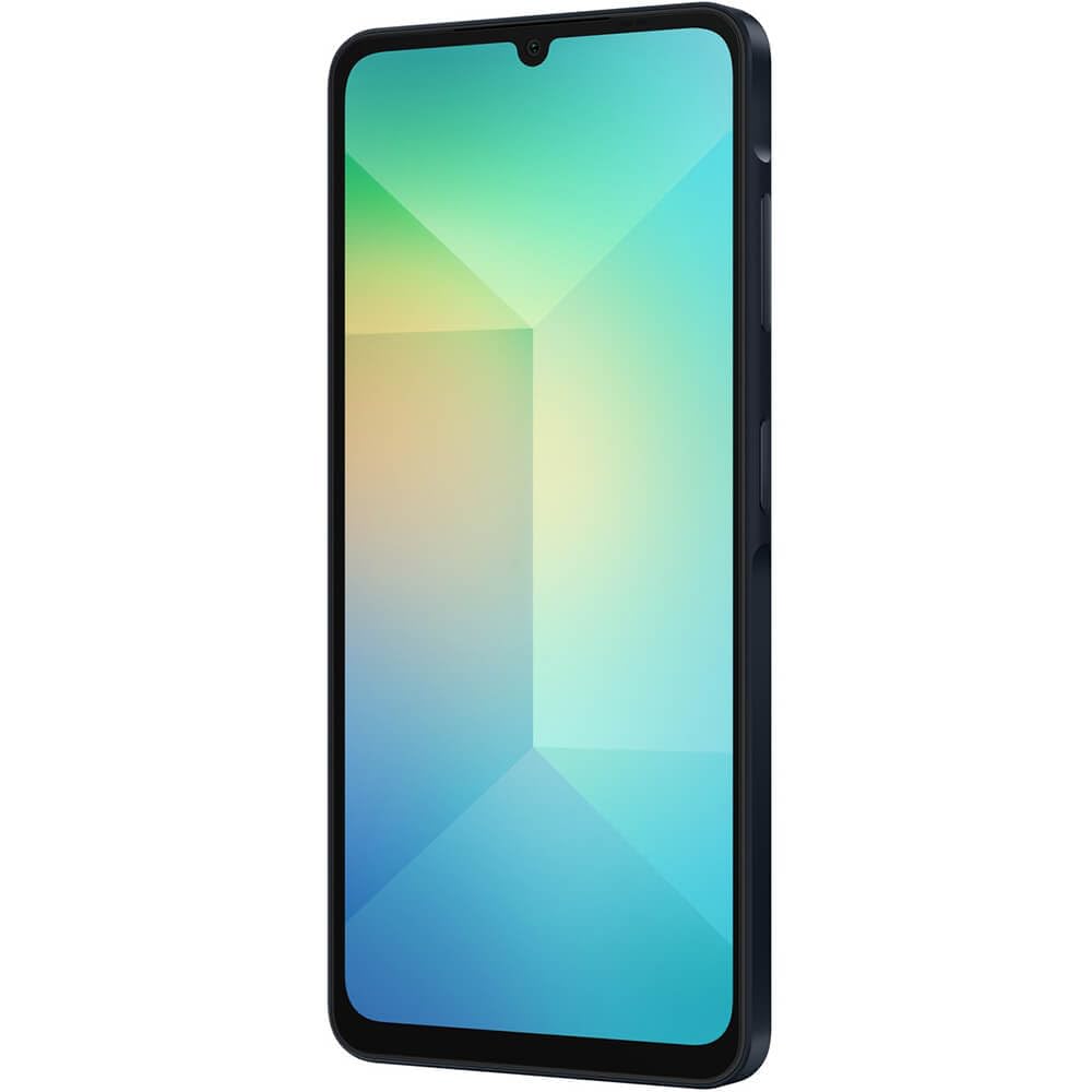 Samsung Galaxy A06 dual SIM design for flexible connectivity.
