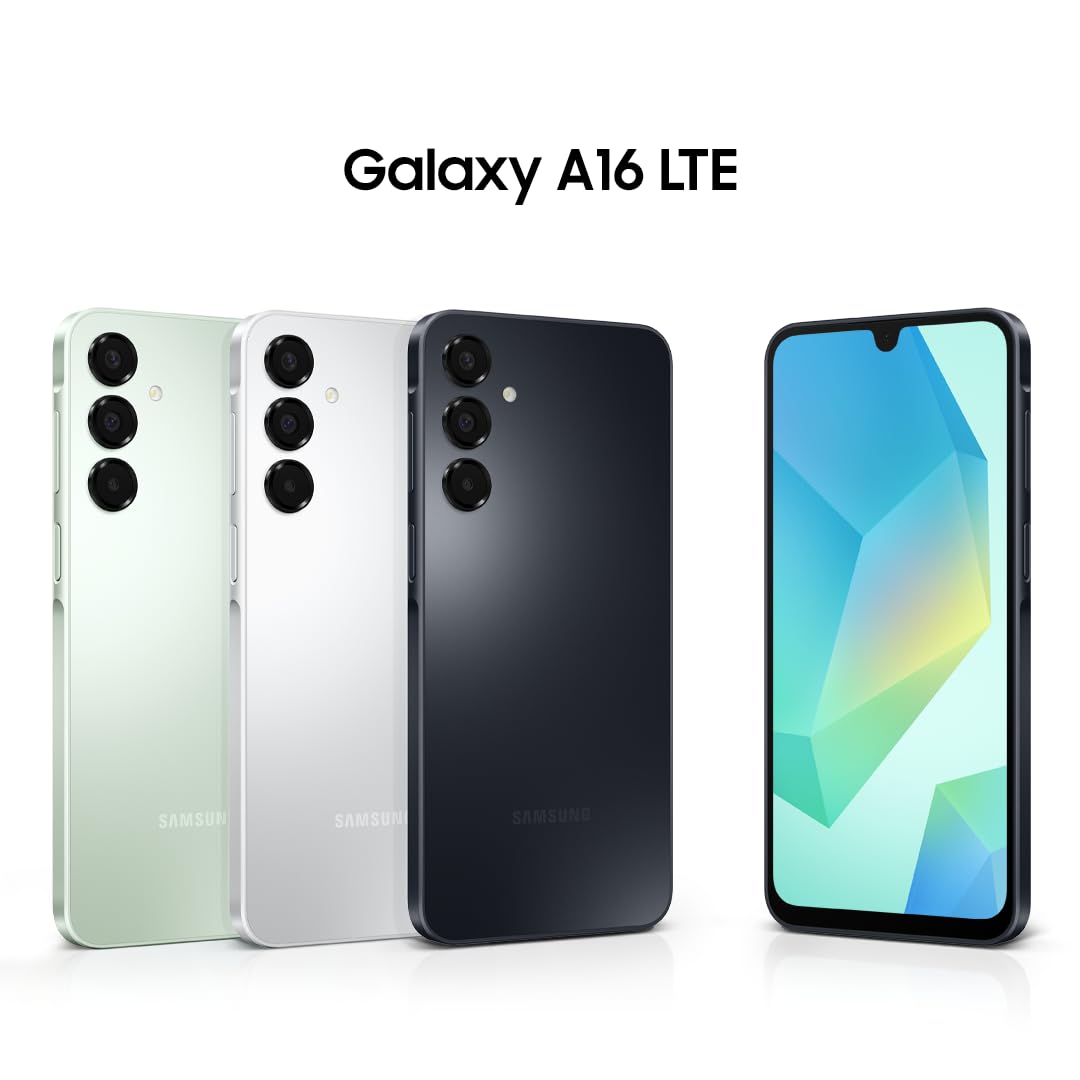 Samsung Galaxy A16 50MP camera captures crisp photos and videos.