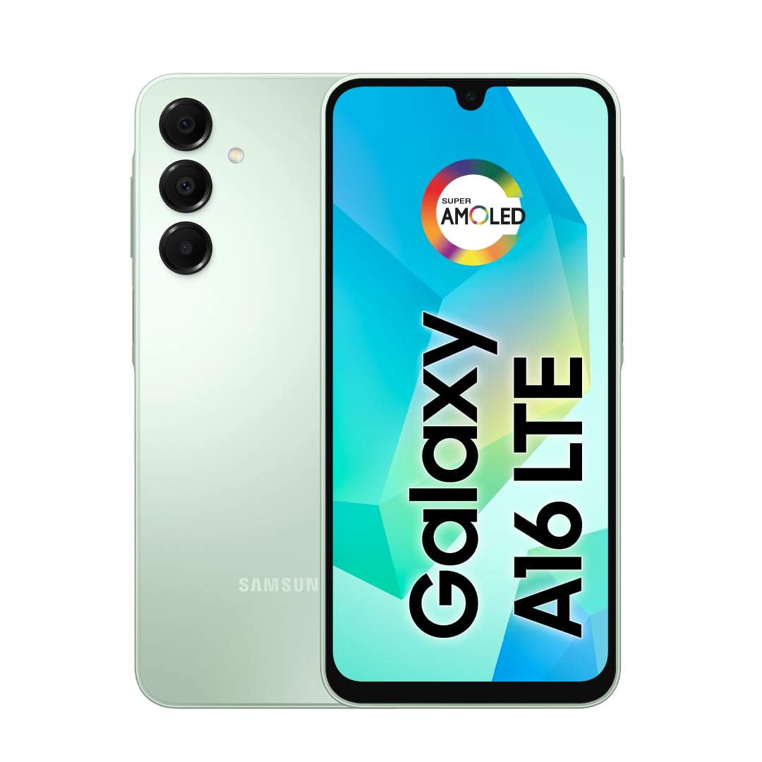 Samsung Galaxy A16 6.7-inch display with vibrant visuals and smooth 90Hz scrolling.
