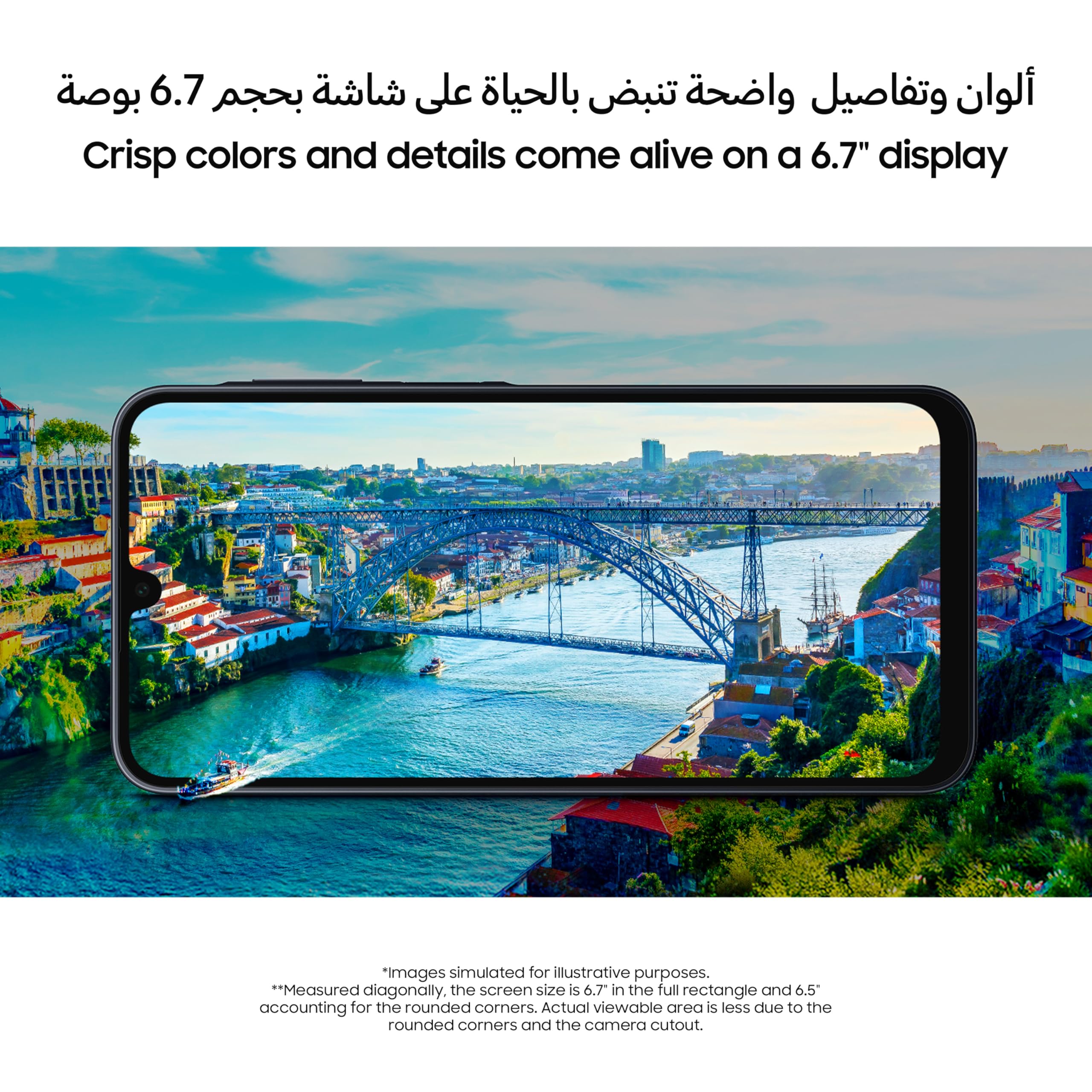 Samsung Galaxy A16 13 MP front camera for selfies and video calls.