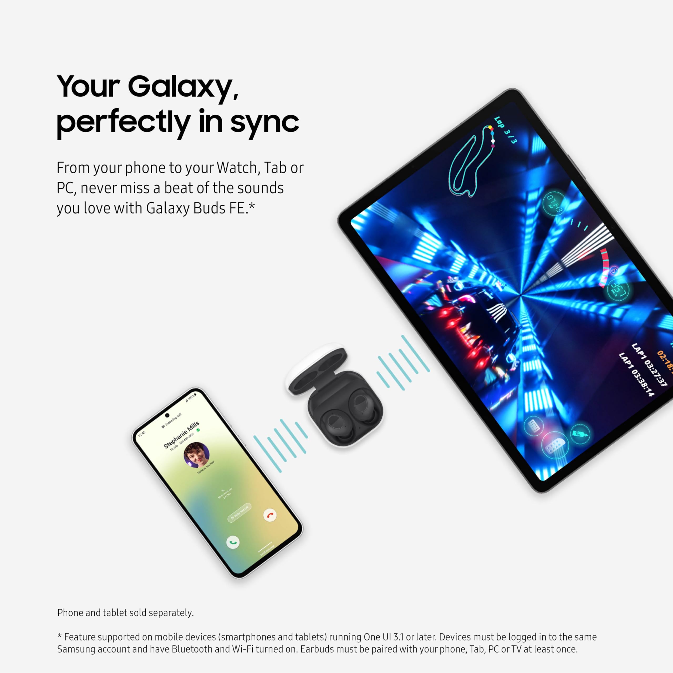 Samsung Galaxy Buds FE SmartThings Find helps locate lost buds