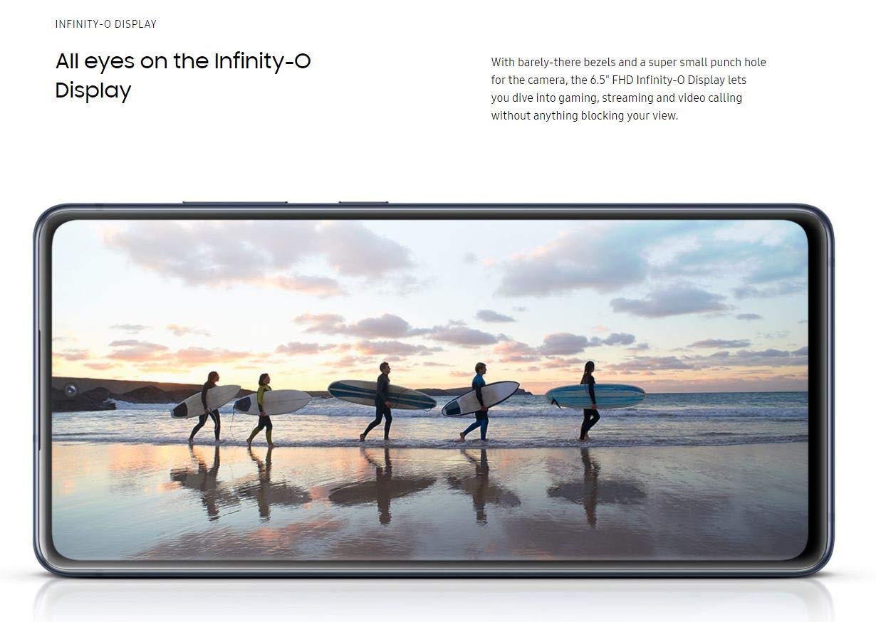 Samsung Galaxy S20 FE 5G Cloud Navy unlocked for carrier freedom.